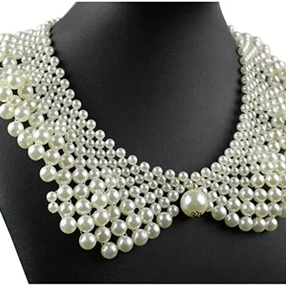 PEARL COLLAR NECKLACE - Picture 2 of 4